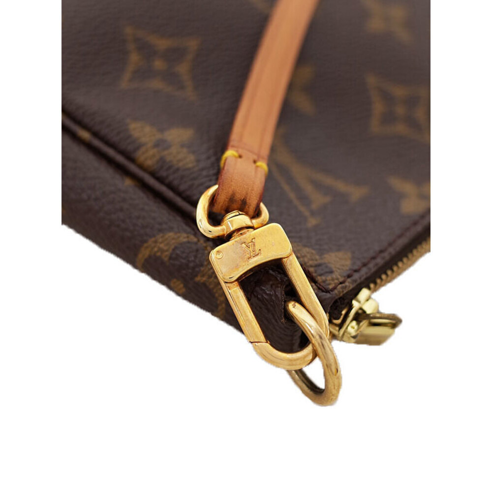 Louis Vuitton Accessoires Brown Accessory Monogram Leather Pouch Pochette - Picture 5 of 9